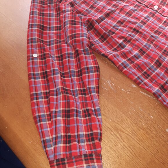 Plus size Alia plaid button up shirt - Picture 4 of 6